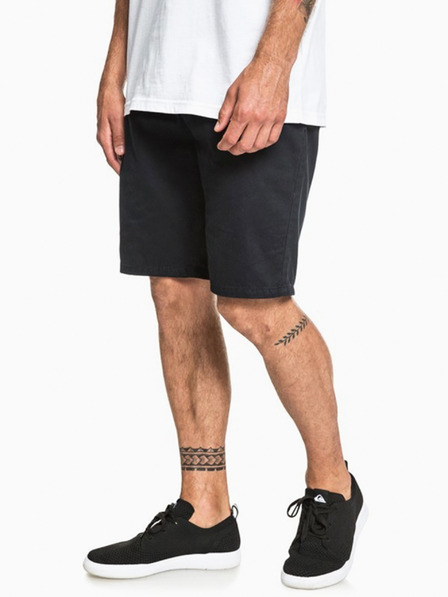 Quiksilver Quiksilver EVDAY CHINO LIGHT čierne pánske plátenné šortky