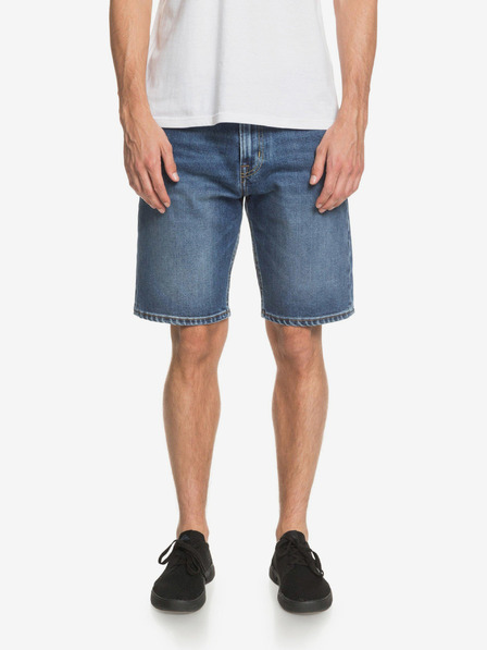 Quiksilver Modré pánske džínsové šortky Quiksilver
