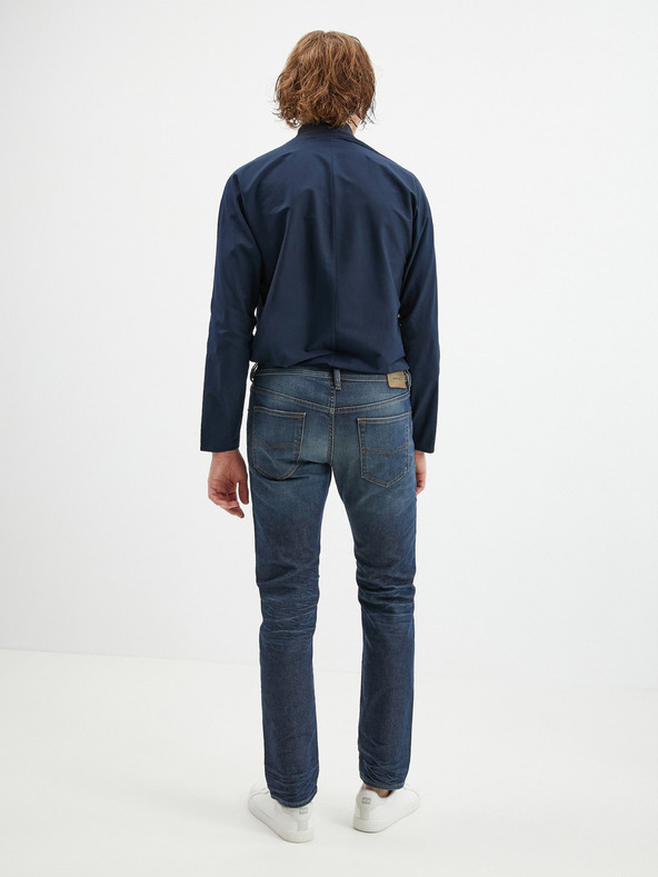 Diesel Diesel Tmavomodré pánske džínsy slim fit strihu