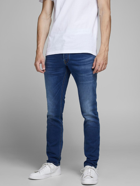 Jack & Jones Modré slim fit džínsy Jack & Jones Glenn