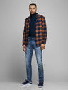 Jack & Jones Modré slim fit džínsy Jack & Jones Glenn