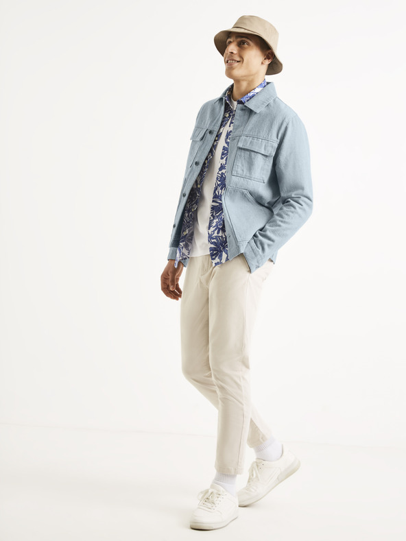 Celio Svetlomodrá džínsová bunda Celio Tumultden