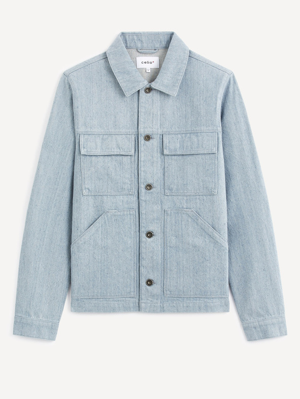 Celio Svetlomodrá džínsová bunda Celio Tumultden