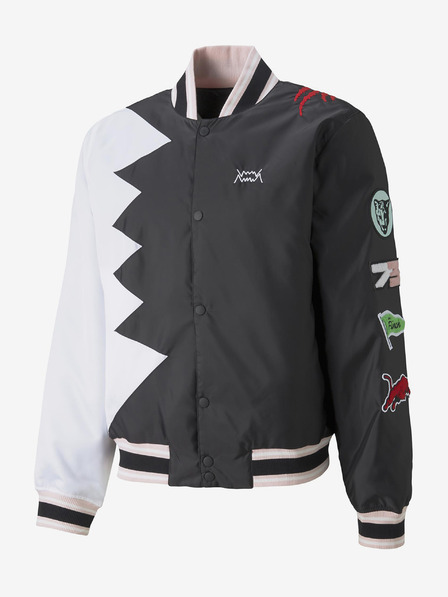 Puma Pánsky bielo-čierny bomber Puma
