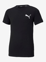 Puma Čierne chlapčenské športové tričko Puma Active
