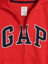 GAP Detská mikina s logom a fleece GAP