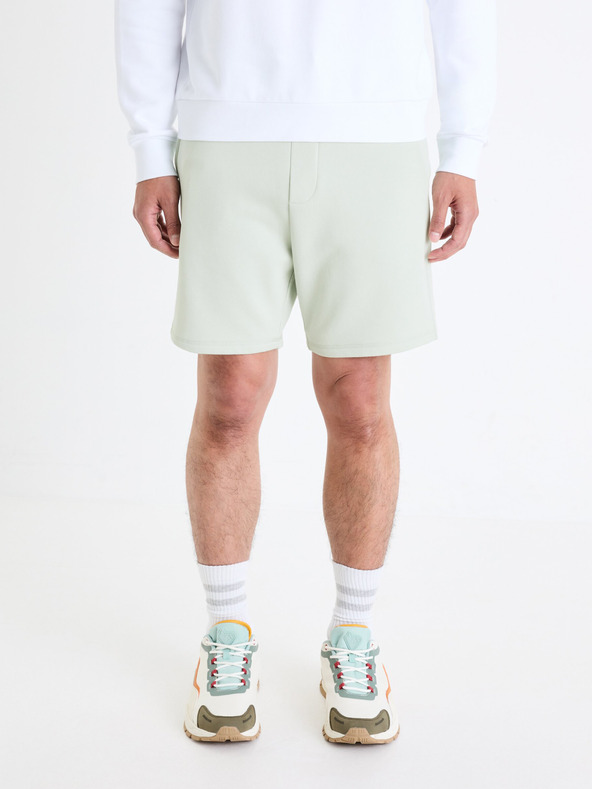 Celio Svetlozelené pánske tepláky Celio Toshort