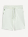 Celio Svetlozelené pánske tepláky Celio Toshort