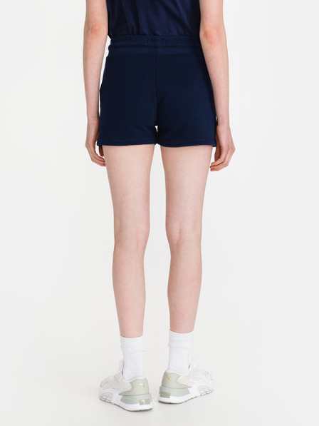 SuperDry Tmavomodré dámske teplákové šortky SuperDry
