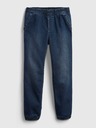 GAP Detské zateplené džínsy joggers GAP