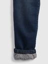 GAP Detské zateplené džínsy joggers GAP