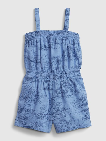 GAP Baby ľanový vzorovaný overal GAP