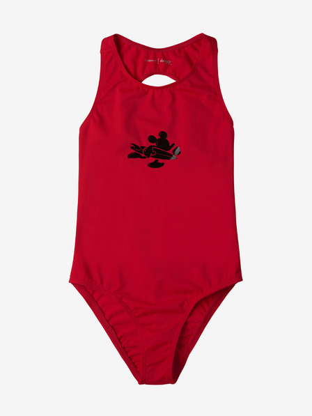 O'Neill Červené dievčenské jednodielne plavky O'Neill PG MICKEY SWIMSUIT