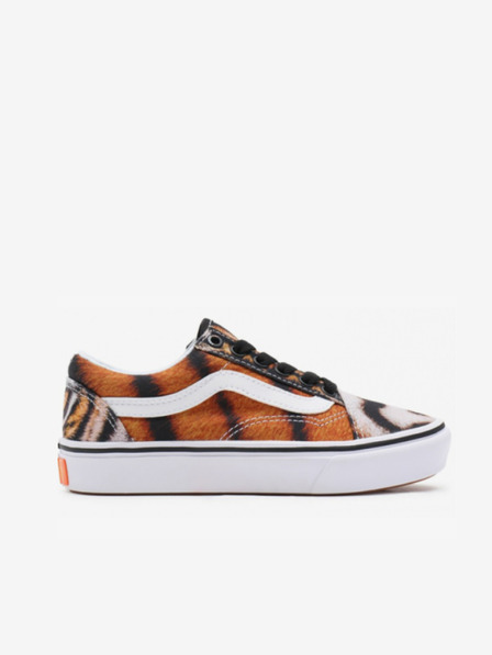 Vans Oranžové dievčenské vzorované tenisky Vans