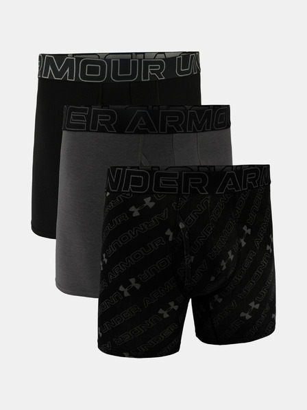 Under Armour Pánske boxerky Under Armour M UA Perf Cotton Nov 6in - 3pk