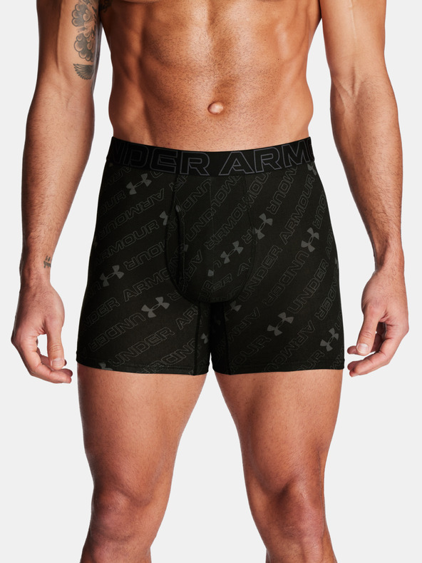 Under Armour Pánske boxerky Under Armour M UA Perf Cotton Nov 6in (3ks)