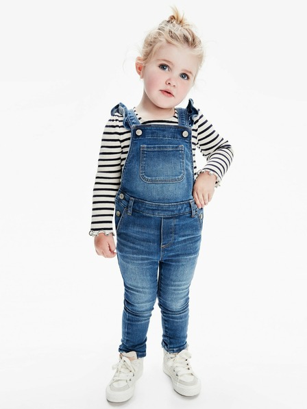 GAP Baby džínsy skinny s trakmi GAP