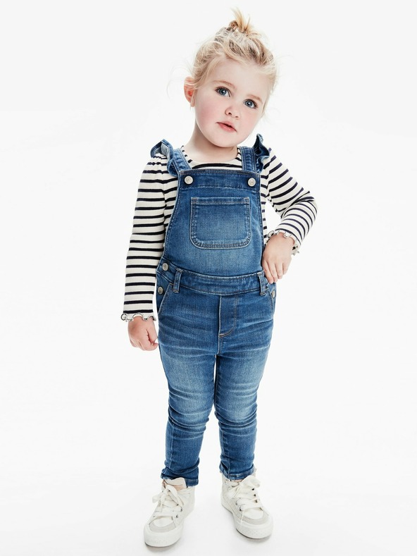 GAP Baby džínsy skinny s trakmi GAP