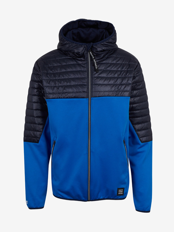 Sam 73 Čierno-modrá pánska ľahká prešívaná bunda SAM 73 Vader