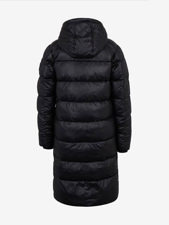 Sam 73 Čierny dámsky zimný prešívaný kabát SAM 73