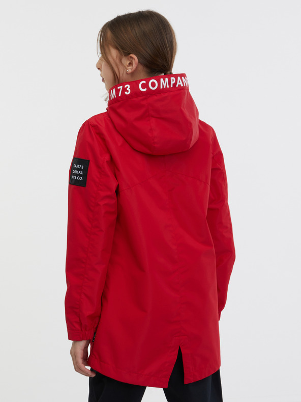Sam 73 Červená dievčenská parka SAM 73 Lilo