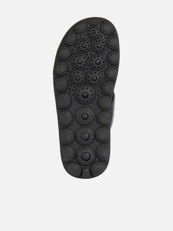 Geox Čierne pánske šľapky Geox Spherica Ec6