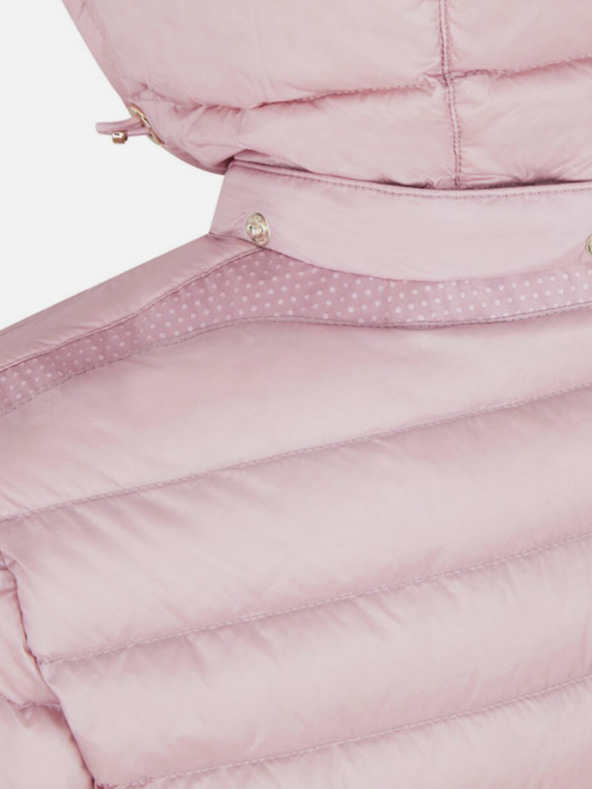 Geox Ružová Dámska páperová bunda Geox Jaysen