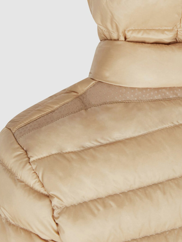 Geox Hnedá dámska páperová bunda Geox Jaysen