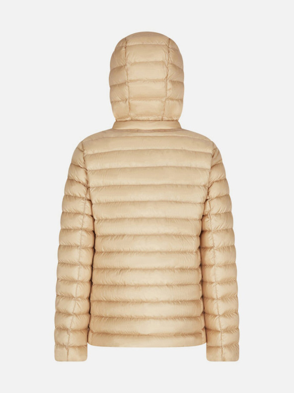 Geox Hnedá dámska páperová bunda Geox Jaysen