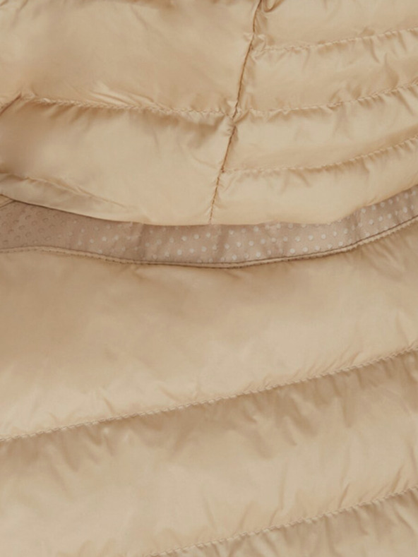 Geox Béžová dámska páperová vesta Geox Jaysen