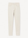 Celio Béžové pánske slim nohavice Celio Jofive 30