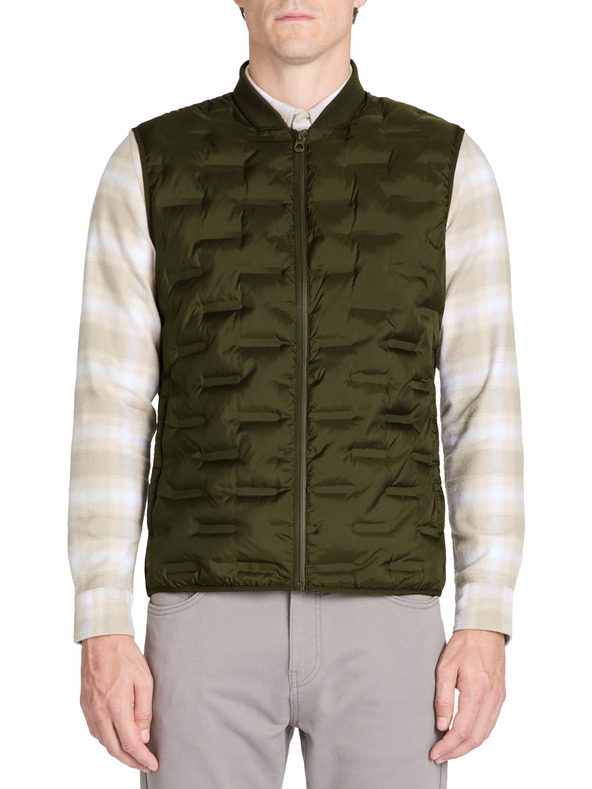 Celio Khaki pánska vesta Celio Jubianco