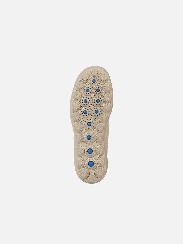 Geox Krémové dámske členkové topánky Geox Spherica Ec9