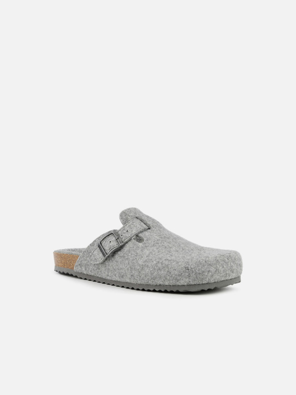 Geox Šedé pánske papuče Geox Ghita