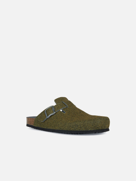 Geox Khaki pánske papuče Geox Ghita