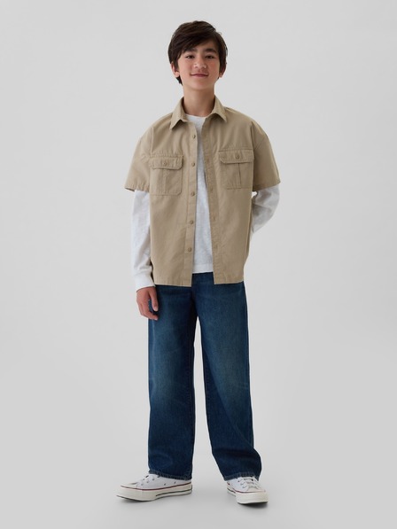 GAP Detské voľné baggy džínsy Americana GAP