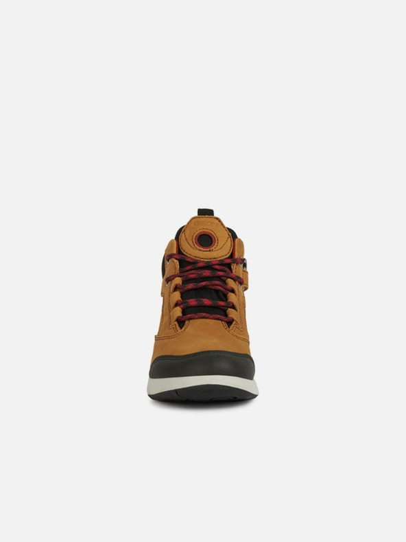 Geox Hnedé chlapčenské zimné topánky Geox Aeranter Abx
