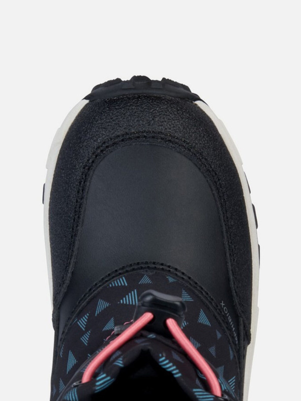 Geox Čierna dievčenská zimná obuv Geox Himalaya B Ab