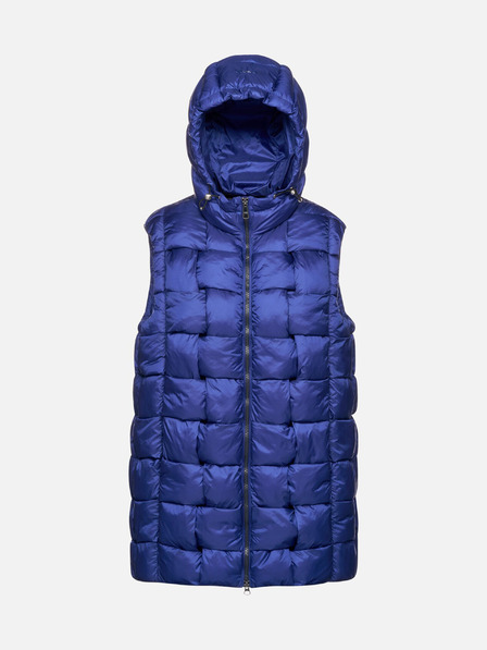 Geox Modrá dámska vesta Geox Diamond