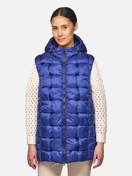 Geox Modrá dámska vesta Geox Diamond