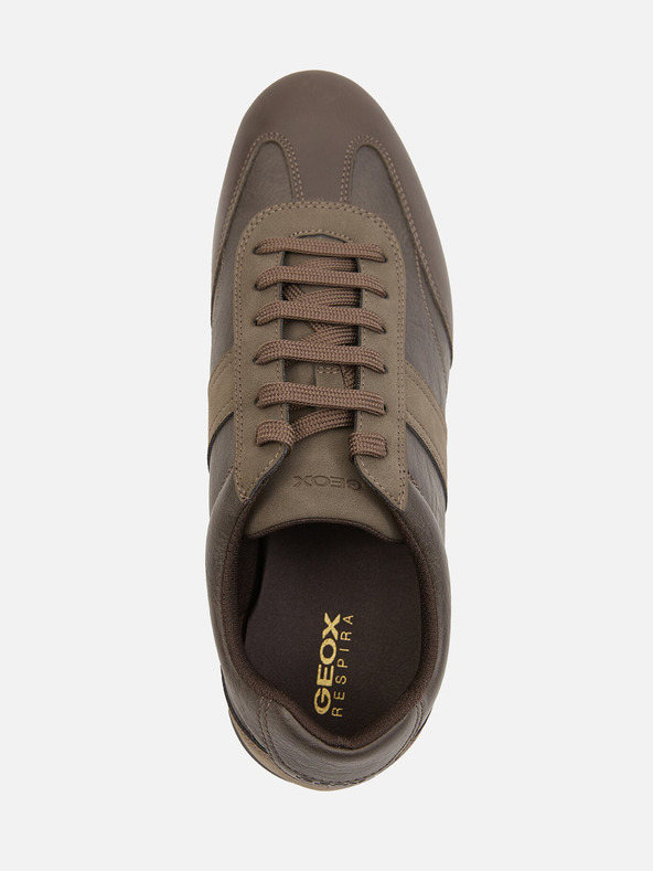 Geox Hnedé pánske tenisky Geox Avery