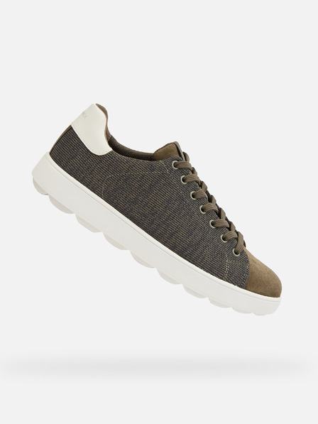 Geox Khaki pánske tenisky Geox Spherica Ecub-1
