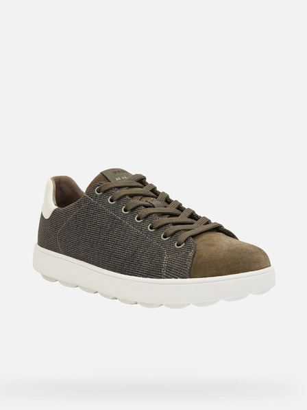 Geox Khaki pánske tenisky Geox Spherica Ecub-1