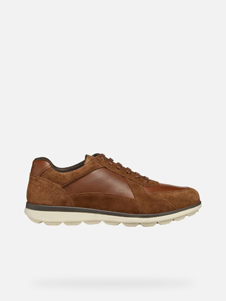 Geox Hnedé pánske tenisky Geox Spherica Ec12