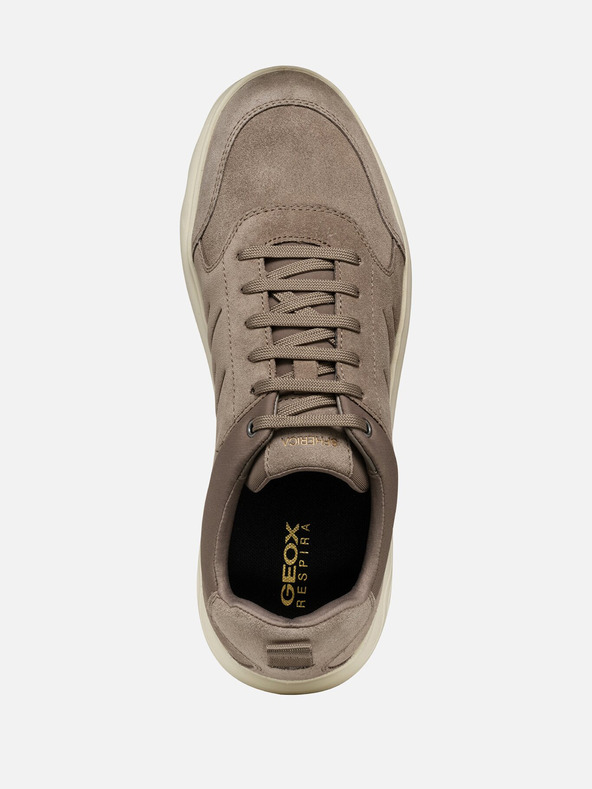 Geox Béžové pánske tenisky Geox Spherica