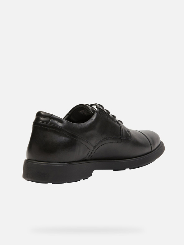 Geox Čierne pánske spoločenské topánky Geox Spherica Ec11