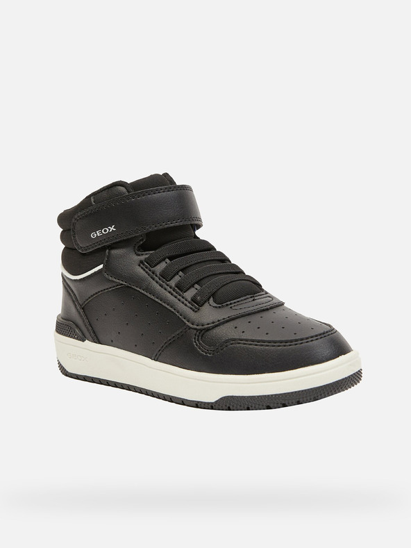 Geox Čierne chlapčenské tenisky Geox Washiba