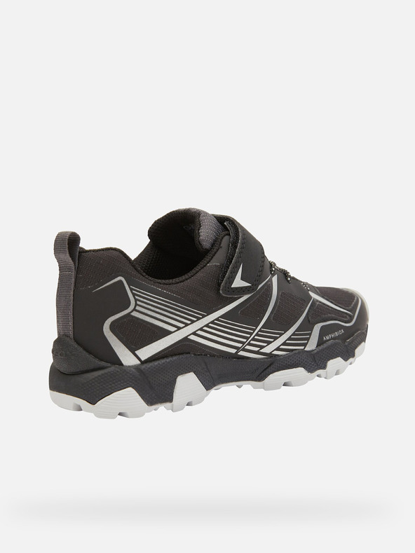 Geox Čierne chlapčenské tenisky Geox Magnetar B Abx