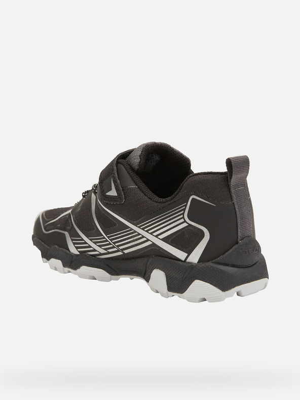 Geox Čierne chlapčenské tenisky Geox Magnetar B Abx