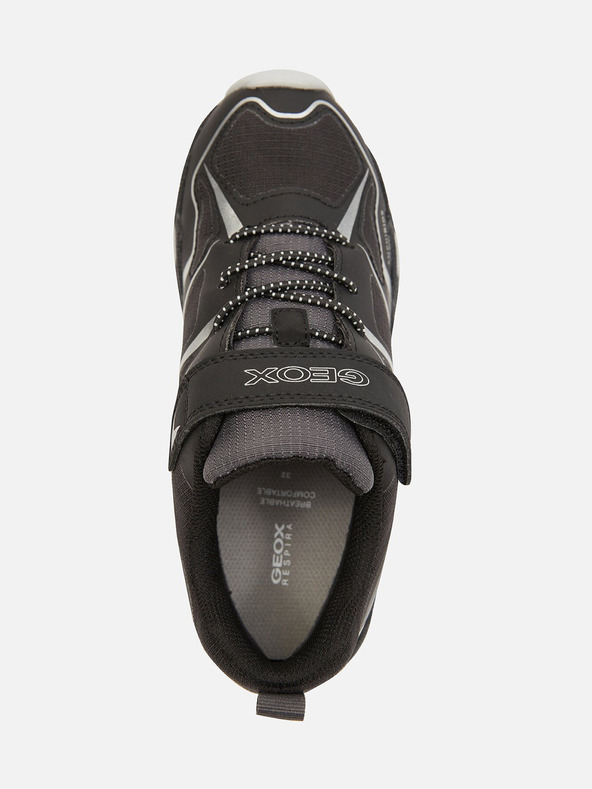Geox Čierne chlapčenské tenisky Geox Magnetar B Abx